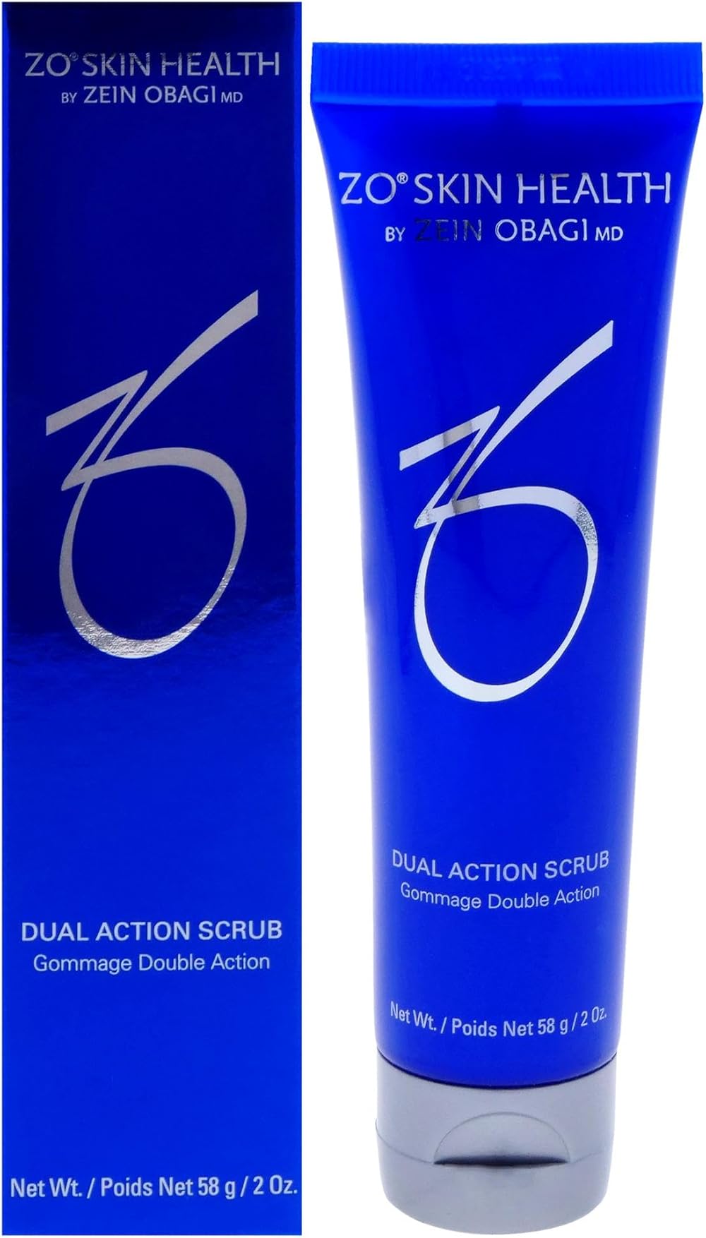 ZO Skin Health Dual Action Scrub Unisex 2 oz Exfoliator Gentle Breakout Clear