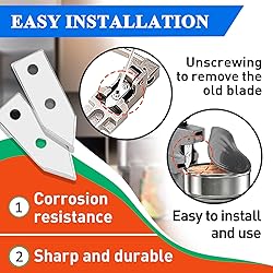 2 Pcs Commercial Can Opener Replacement Blades