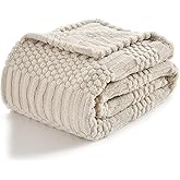 lifein Throw Blanket for Couch-Beige Boho Throw Blanket, Tan Soft Fleece Plush Lightweight Blankets&Throws for Spring, Fuzzy Camel Blankets for Livingroom Bed Sofa Chair (50x60,Taupe/Khaki)