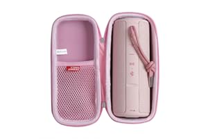 Hermitshell Hard Travel Case for MIATONE Boombox Outdoor Portable Bluetooth Speaker Wireless Speakers Waterproof (Pink)