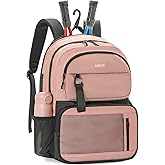 ANILD Tennis Bag Tennis Racket Backpack for 2 Rackets with Ventilated Shoe Compartment for Men & Women