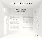 Jones Clocks Venetian wall clock 30cm Green Roman numerals view 7