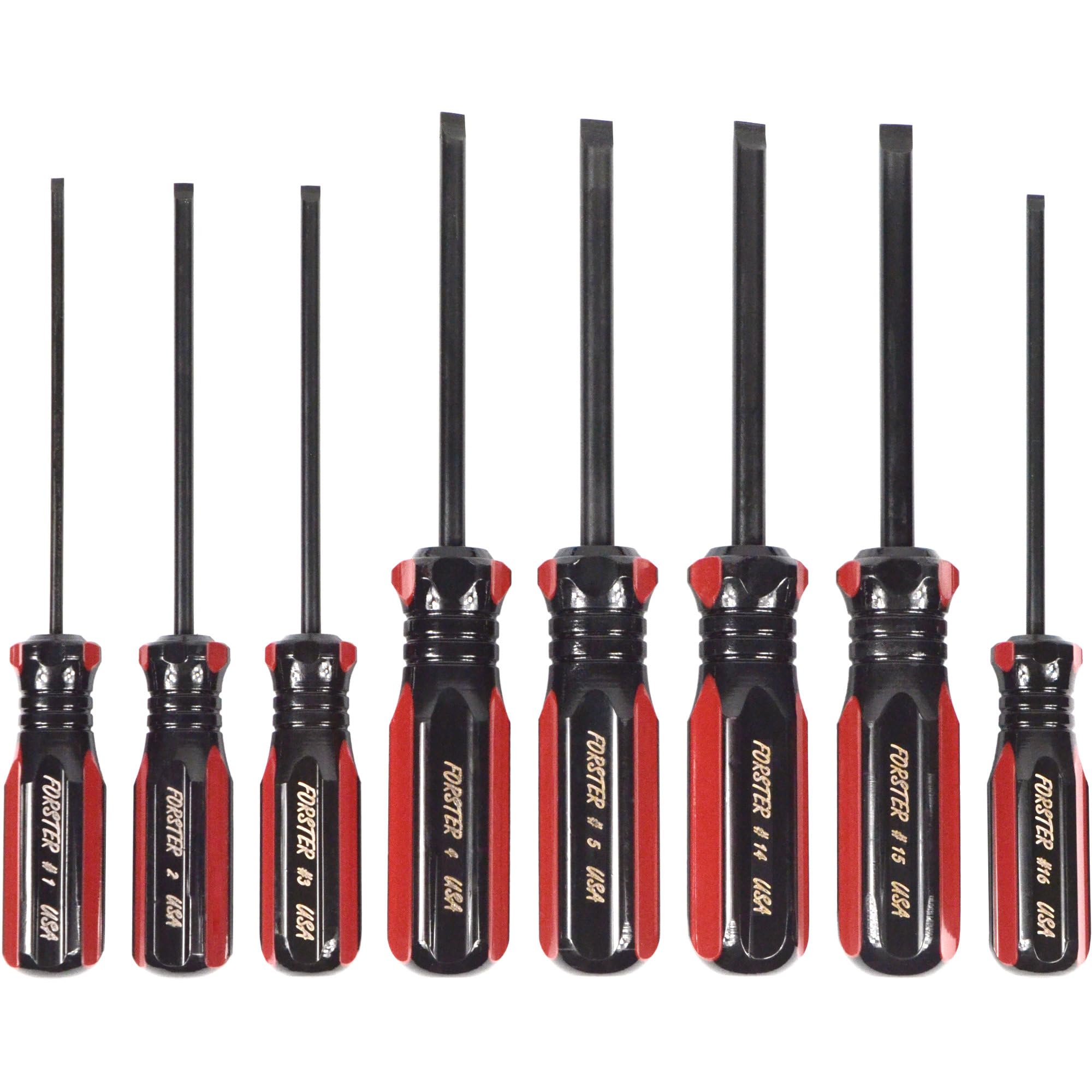 Photo 1 of Forster Products 8-Piece Gunsmith Screwdriver Set, Hollow Ground Tips with Square Faces, Single Piece Construction, with a Durable Storage Pouch