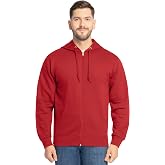 Fruit of the Loom Eversoft Fleece Full Zip Hoodie Sweatshirt