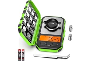 ORIA Digital Milligram Scale, 50g/0.001g Precise Graduation Pocket Jewelry Scale, Professional Portable Mini Scale with 20g C