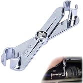 Fuel Line Disconnect Tool, 3/8 5/16 Inch Metal Fuel Filter Removal Tool | Multi-Purpose Scissor Fuel Line Wrench Fittings for Fuel, Heater, and A/C Line Service, Universal for Most Vehicles