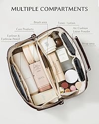 EACHY Makeup Bag, Large Capacity Cosmetic Bags for