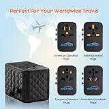 BigFish Universal Travel Adapter 65W USB C PD 4 USB Ports EU UK US AU view 2