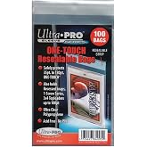 Pack of 100 Ultra Pro One Touch Resealable Poly Bags Sleeves for Card Holder