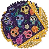 Unique Multicolor Disney Coco Luncheon Napkins (16 count) - Bright and Fun Design, Perfect for Disney Themed Parties