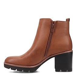 Naturalizer Womens Madalynn Gore Lug Sole Heeled