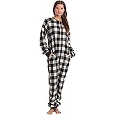 Just Love Printed Flannel Adult Onesie/Pajamas
