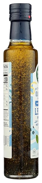 WHOLE FOODS MARKET, EXTRA VIRGIN OLIVE OIL, GREEK INFUSED WITH LEMON & MEDITERRANEAN HERBS, 8.45 FL OZ