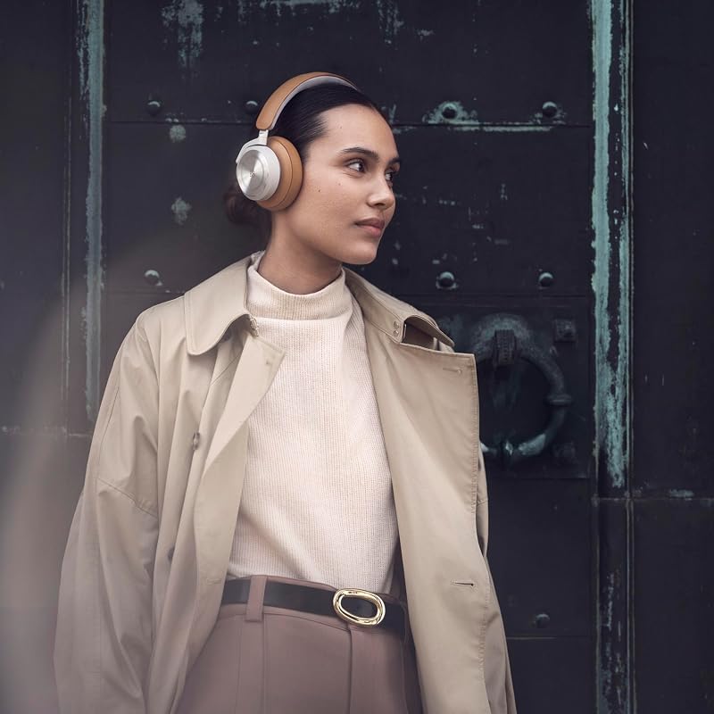 Beoplay HX - Auscultadores Bluetooth Over-Ear com cancelamento de ruído, até 40 horas de bateria, 6 microfones, auscultadores sem fios confortáveis para teletrabalho e música - Timber