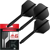 Target Darts K Flex Integrated Flights & Shafts No.6 Pink 33mm Pack of 3