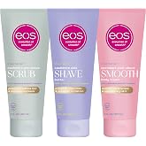 eos Vanilla Cashmere Skin Collection 3-Step Bundle - Pre-Shave Scrub, Butter, Post-Shave Body Cream