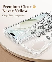 GVIEWIN for iPhone 16 Case, with Screen Protector