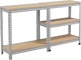 Yaheetech 5 Tier Garage Shelving Units Heavy Duty Racking 150kg per Shelf 750kg view 7