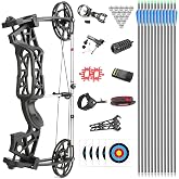 FQH Compound Bow 40-65 Lbs Dual Use Hunting Archery Set