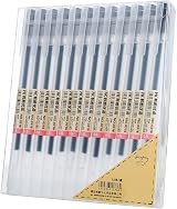 ABEIER XSG Black Gel Pens 0.5mm Extra Fine 12 Packs Office Stationery view 1