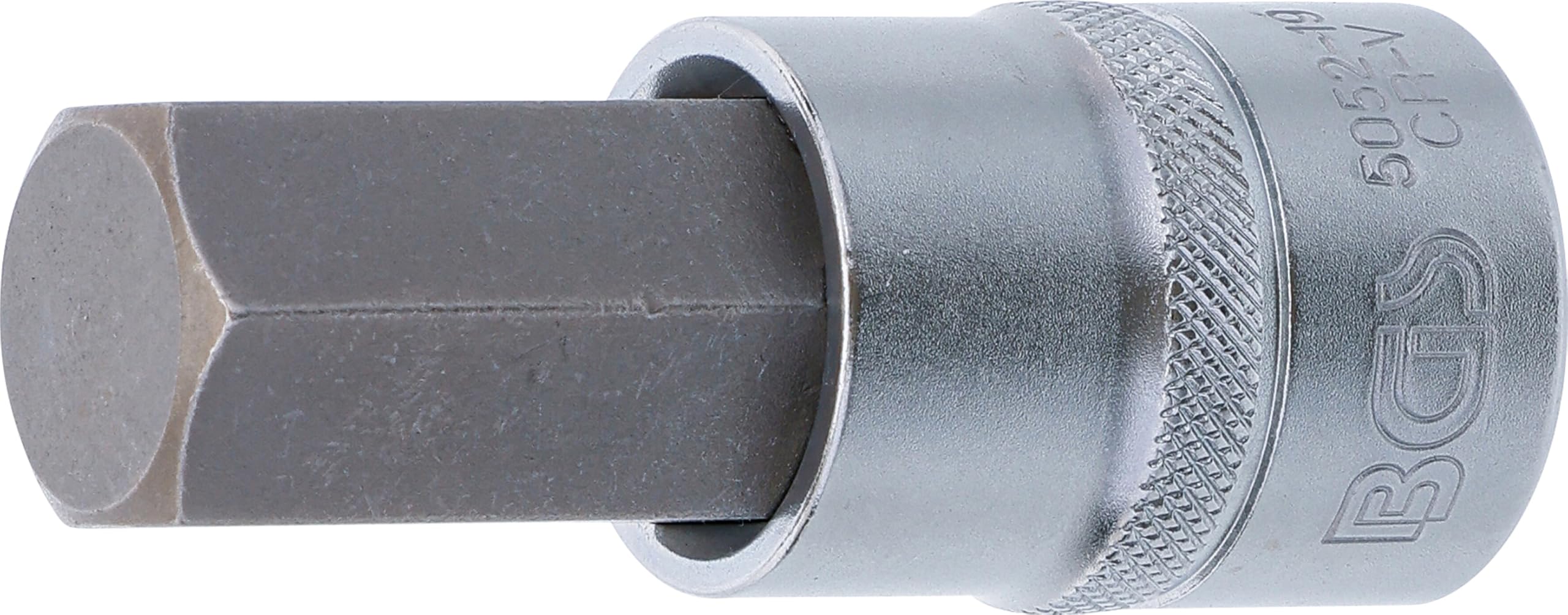 BGS 5052-19 | Bit Socket | 12.5 mm (1/2") | internal Hexagon 19 mm