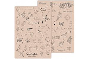 Rasmet Silicone Tattoo Training Pad - 3PCS, 1.5mm Thickness, Double Sided, Pre-printed Gray Design, Fine Line, Tiny Tattoo Pr