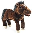 Folkmanis Horse Hand Puppet, Brown, Black, Off- White