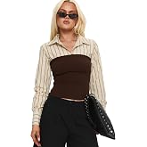 Princess Polly Women's Layered Long Sleeve Top