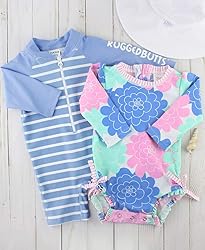 RuffleButts Baby Girls UPF 50+ Sun Protection