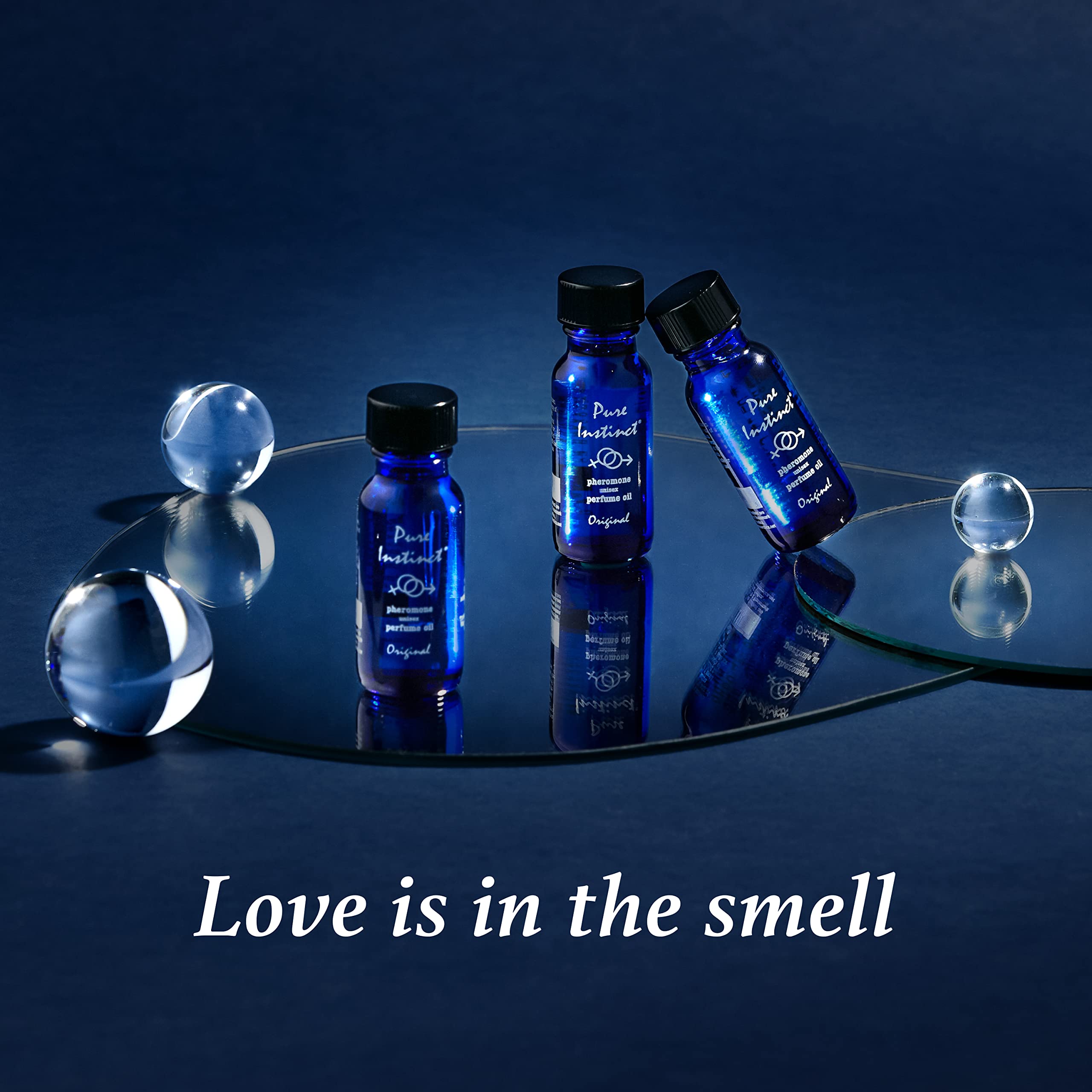 Pure Instinct (2-Pack - The Original Pheromone Infused Essential Oil Perfume Cologne - Unisex For Men and Women - TSA Ready