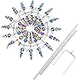 SDFRT Magic Metal Kinetic Sculpture Windmill, New Kinetic Wind Spinners for Yard and Garden, 3D Kinetic Wind Spinner Wind Catchers Sculpture, Creative Magical Windmills Bird Repellent