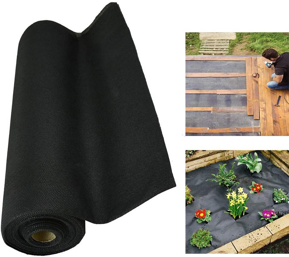 Metre HeavyDuty Weed Control Fabric Ground Cover, Breathable Fabric