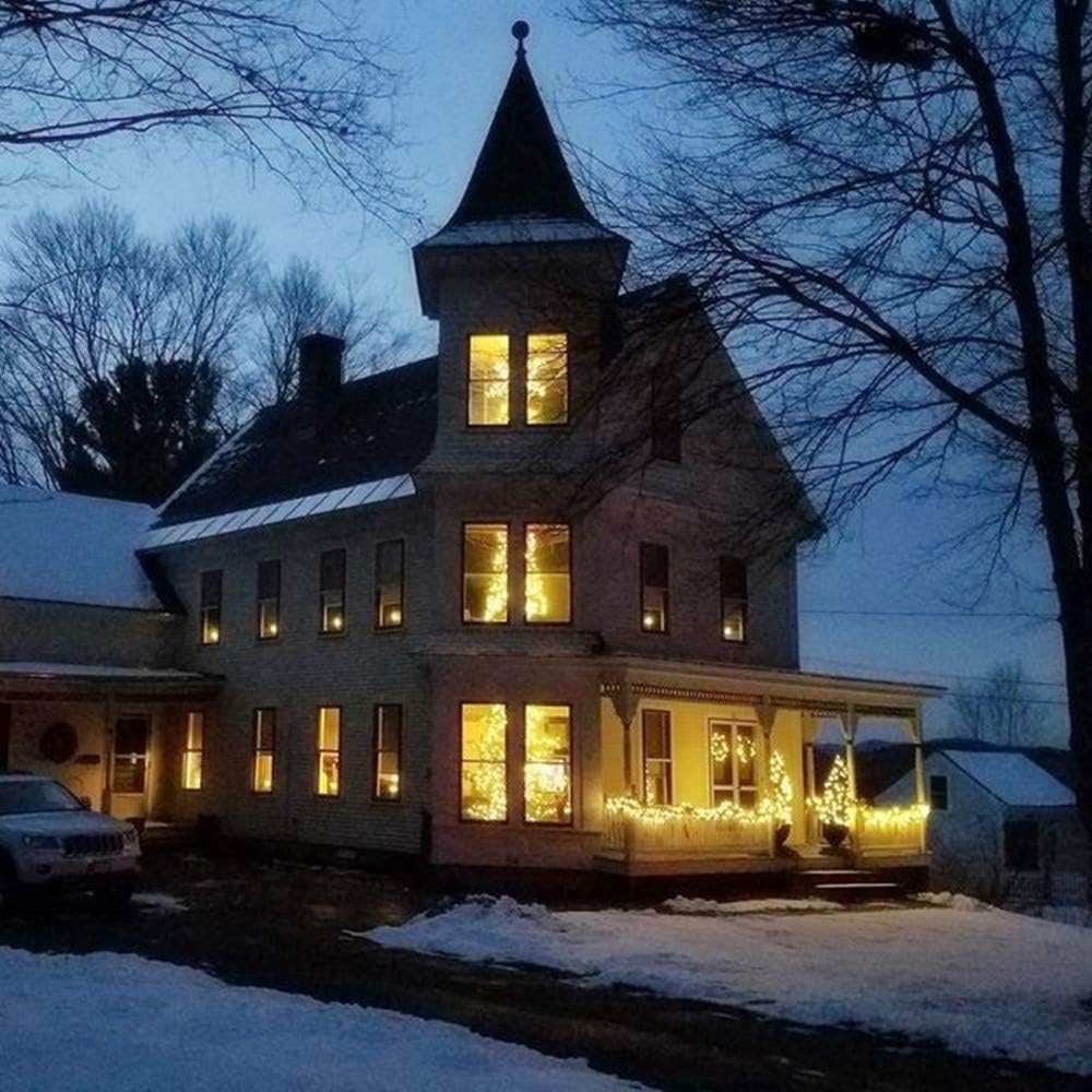 NONNO&ZGF Flameless Ivory Taper Window Candles with Removable Golden Candleholders with Remote and Timer, 10" Flickering Battery Operated Wax-Dipped LED Candles Set of 6: Home Improvement