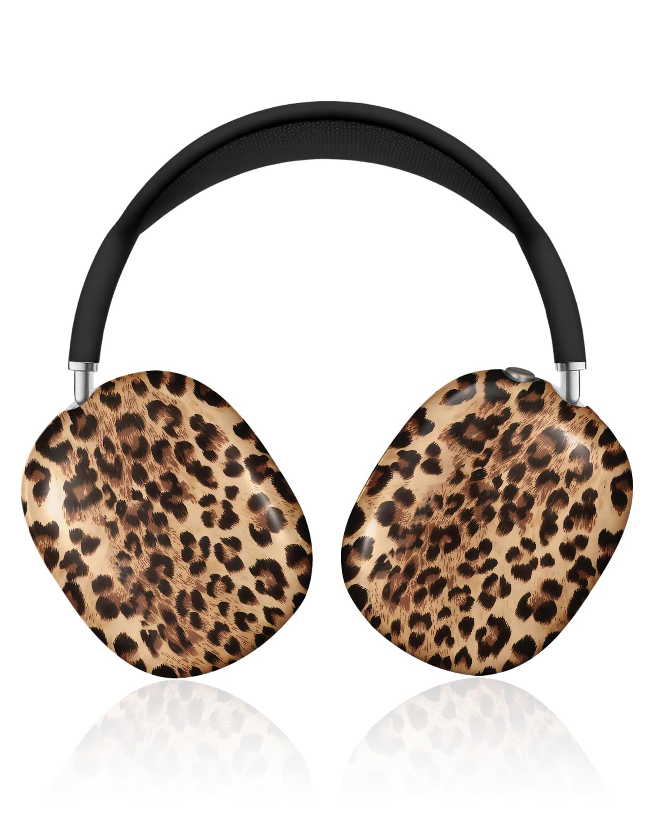 Joyleop for Airpods Max Case - Stylish Durable Hard for AirPods Max Covers, Cool Protective Headphones Case with Unique Design, Pretty Essential Accessories for Headphones, Leopard