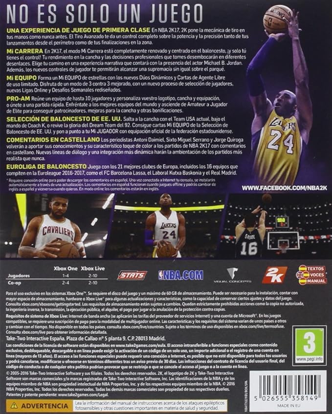 NBA 2K17 - Edición Estándar: windows: Amazon.es: Videojuegos