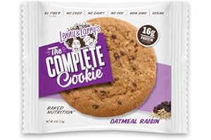 Lenny and Larry's The Vegan Complete Cookie Oatmeal Raisin - 12 Cookies