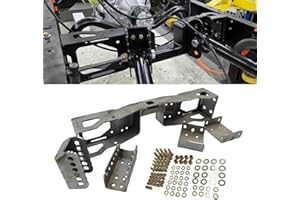 RoloTippi Trailing Arm Crossmember for Chevy C10 C20 1963-1972 for GMC C15 C1500 1963 1964 1965 1966 1967 1968 1969 1970 1971 1972, for Long & Shortbed Trucks with Anti Squat Brackets Rear