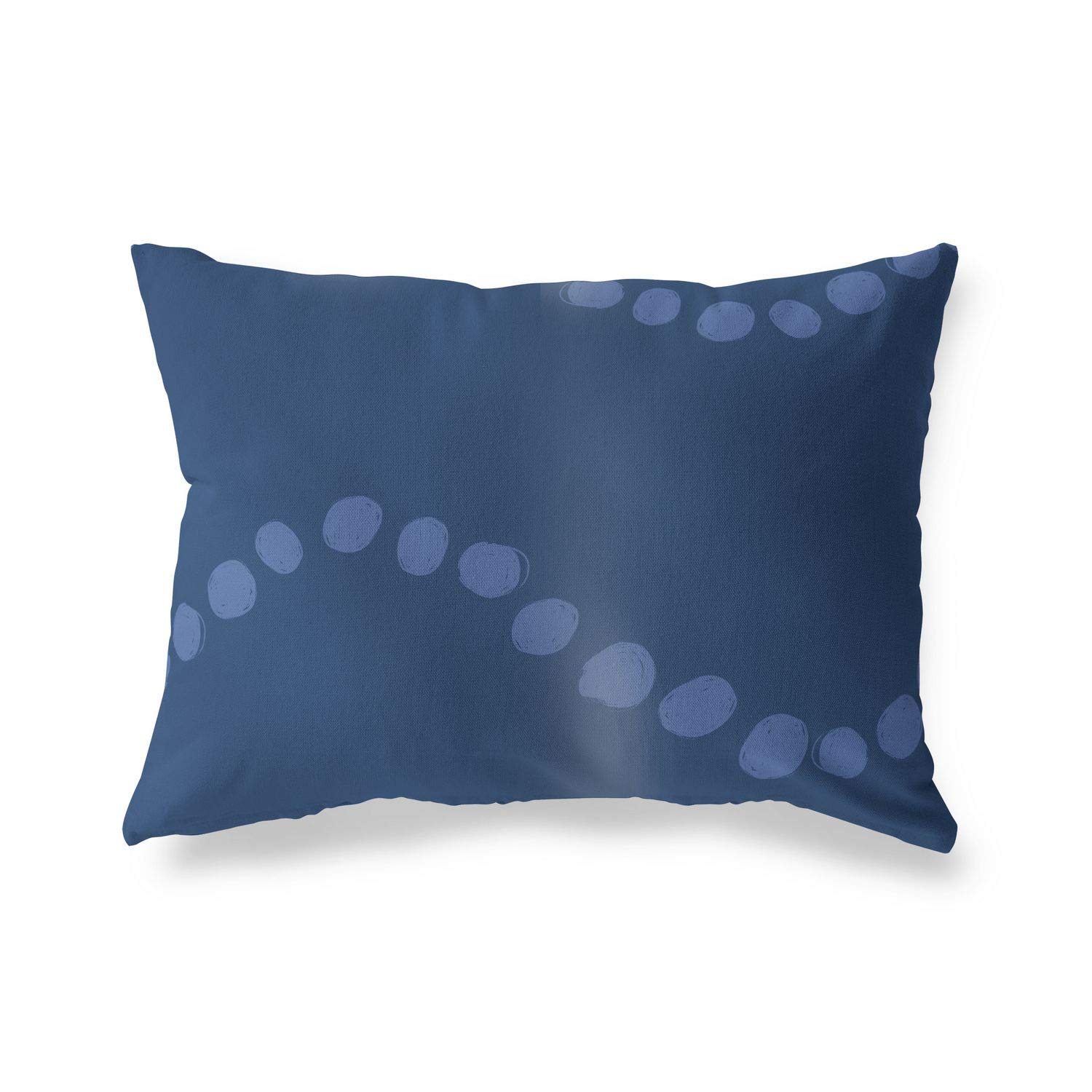 BonaMaison Decorative Cushion Cover, Blue Throw Pillow Covers, Home Decorative Pillowcases for Livingroom, Sofa, Bedroom, Size: 45X60 Cm - Designed and Manufactured in Turkey
