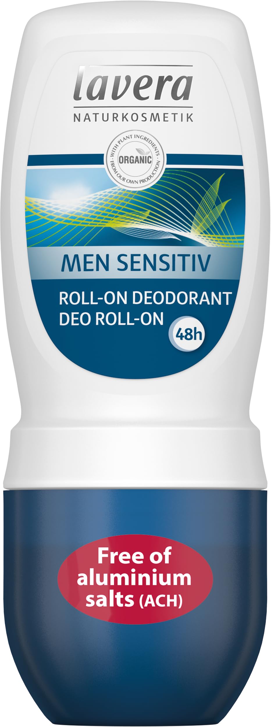 Lavera Men 48 hr Sensitive Deo Roll-on Stick 1 Pack (1 x 50ml)