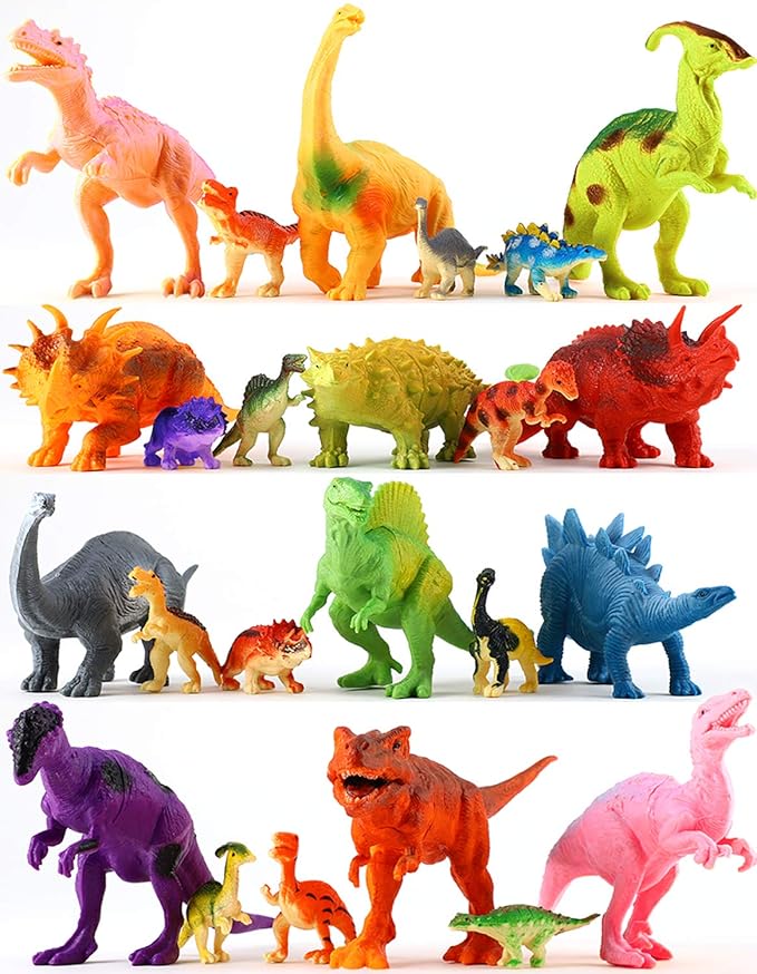 pink plastic dinosaur toy
