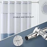 FRENESSA Shower Curtain Rod Stainless Steel Extendable Tension Rod 63-118cm view 4