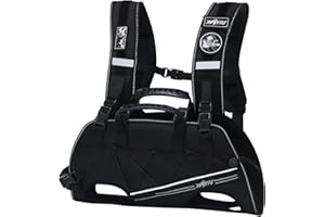 Wakytu Dog Backpack Carrier for Small Dogs,Dog Lift Harness,Adjustable Padded Breathable Straps for Dogs, Disabled, Joint Injuries, Arthritis,L(18.5-29.5LBS)