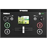 RGBlink Mini Video Mixer Switcher with 4 x HDMI Inputs 2K Input/Output Real Time Live Streaming, Support Output 6 Pictures PVW and PGM, for Facebook, YouTube, Instagram, Tiktok, RTMPS