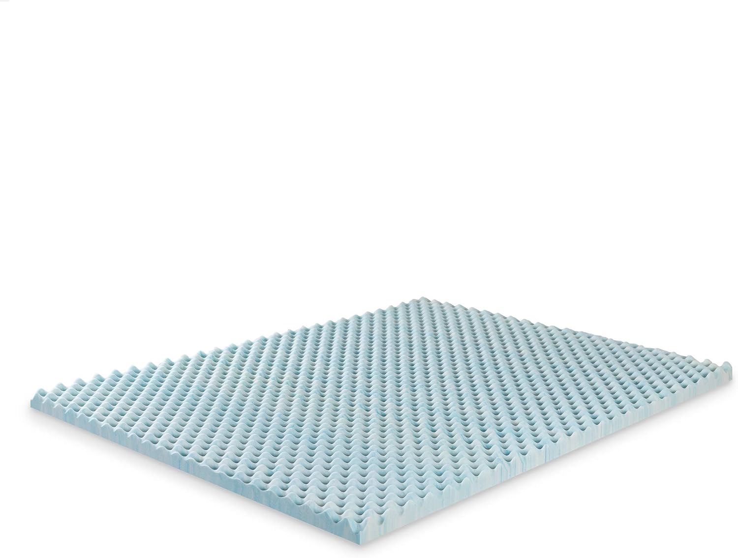 Zinus 2 Inch Swirl Gel Memory Foam Convoluted Mattress Topper / Cooling, Airflow Design / CertiPUR-US Certified, Twin: Home & Kitchen