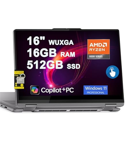 Amazon.com: Lenovo Yoga 7 16 2-in-1 AI PC Laptop | 16
