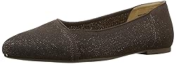 Hush Puppies Women's Sadie Ballet Loafer Flat, Dark