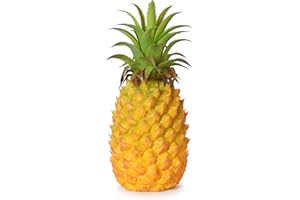 Lvydec Artificial Pineapple, Realistic Artificial Fruit Fake Pineapple for Home Cabinet Table Party Decoration (10.2")