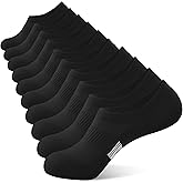 BUDERMMY No Show Socks Womens Low Cut Non Slip Athletic Cotton Invisible Women Sock 5 Pairs
