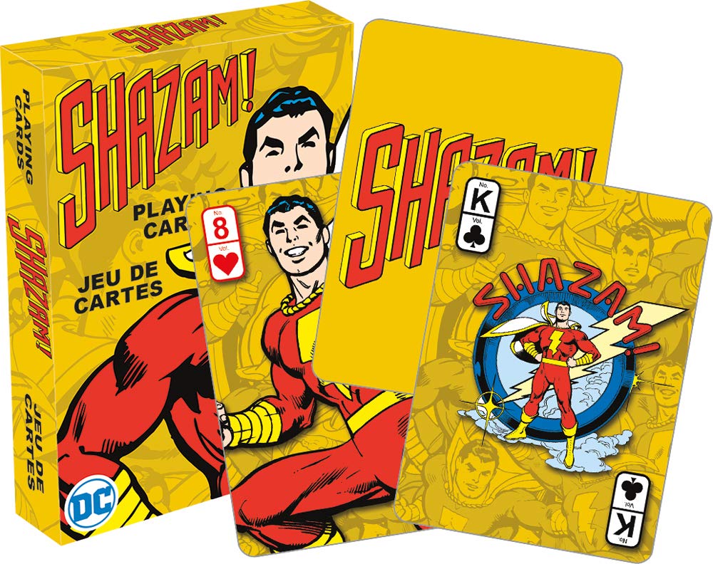 Aquarius DC Comics Shazam! Set of 52 Playing Cards + Jokers (nm)