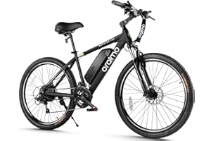 Oraimo Electric Bike for Adults,350W BAFANG Motor(Peak 500W), 4A 3H Fast Charge, UL Certified 468Wh Li-ion Battery, 26" Mountain Ebike Shimano 21 Speed, Air Saddle Adult Electric Bicycle